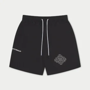 COPYRIGHT EMBLEM MID LENGTH SWIM SHORTS