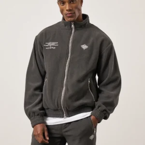 EMBLEM POLAR FLEECE ZIP THROUGH TRACKSUIT